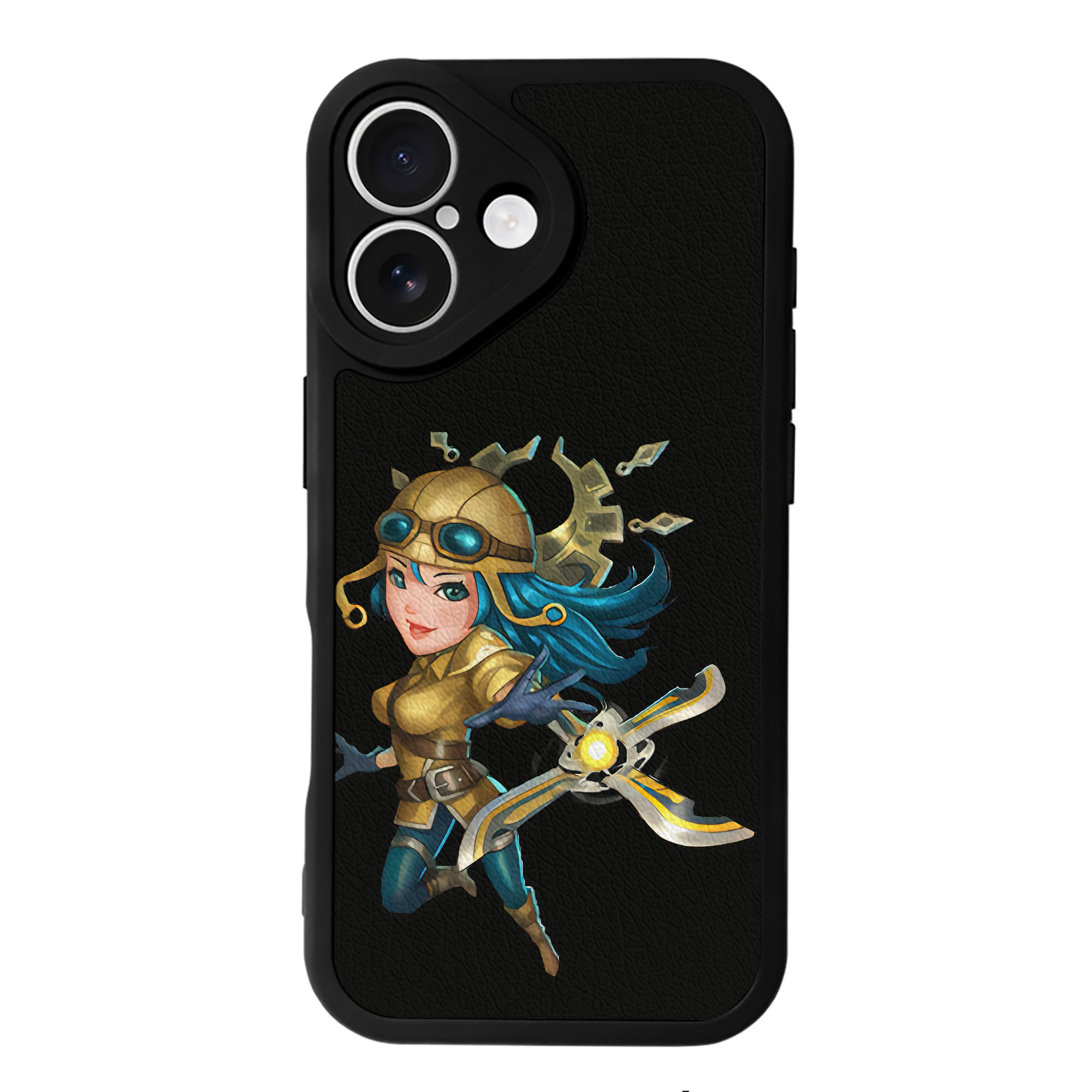 （画像用） リーグ・オブ・レジェンド League of Legends LOL 【iPhone 16シリーズ対応】シリコンスマホケース（レザー調） 材質：シリコン